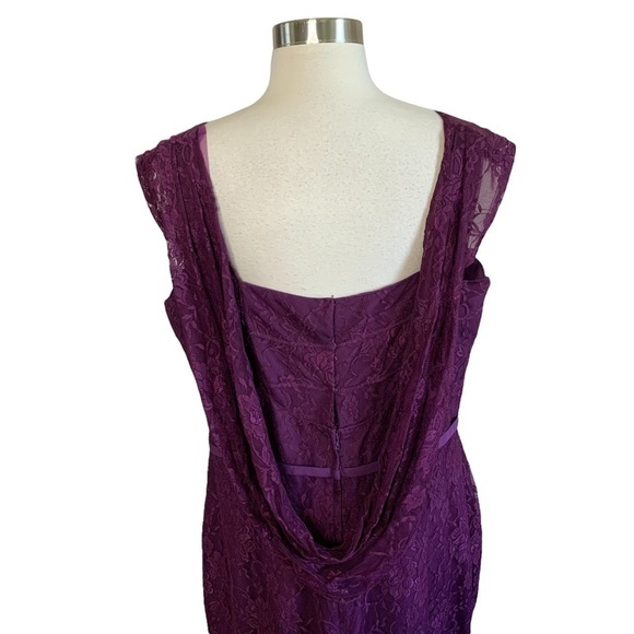 Kenneth Winston Colour Mother of the Bride Dress in Eggplant *With Alterations - Picture 6 of 12